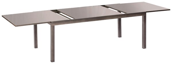 ZÁHRADNÝ STÔL, kov, sklo, 150-220/90/75 cm Gardenson - Online Only záhrada, Online Only