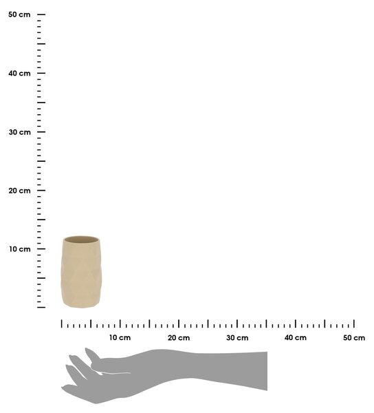 Kúpeľňový pohár Lorantos, béžová, 250 ml