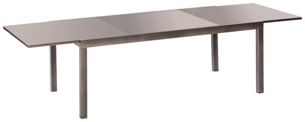 ZÁHRADNÝ STÔL, kov, sklo, 150-220/90/75 cm Gardenson - Online Only záhrada, Online Only