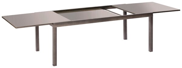 ZÁHRADNÝ STÔL, kov, sklo, 150-220/90/75 cm Gardenson - Online Only záhrada, Online Only