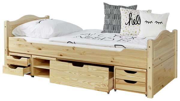 POSTEĽ S ÚLOŽNÝM PRIESTOROM 90/200 cm, MID.YOU - Detské izby, Online Only