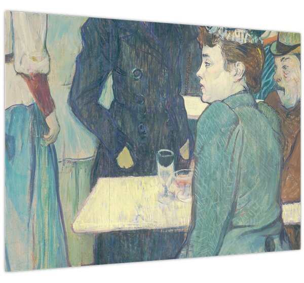 Obraz - Henri de Toulouse-Lautrec, A Corner of the Moulin de la Galette, reprodukcia (70x50 cm)