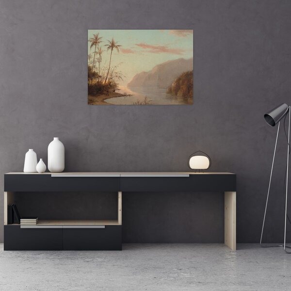 Obraz - Camille Pissarro, A creek in st. Thomas (Virgin Islands), reprodukcia (70x50 cm)