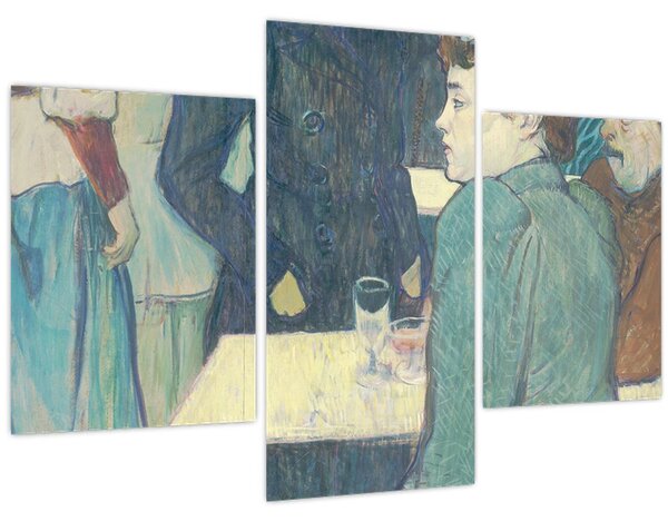 Obraz - Henri de Toulouse-Lautrec, A Corner of the Moulin de la Galette, reprodukcia (90x60 cm)