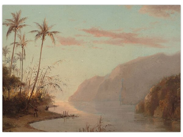 Obraz - Camille Pissarro, A creek in st. Thomas (Virgin Islands), reprodukcia (70x50 cm)