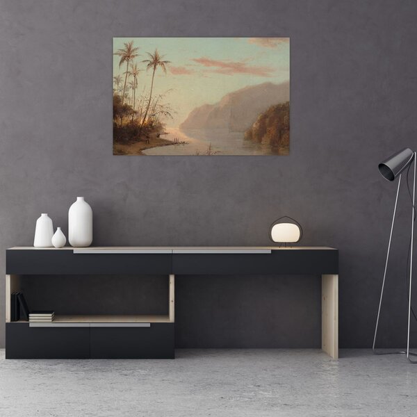 Obraz - Camille Pissarro, A creek in st. Thomas (Virgin Islands), reprodukcia (90x60 cm)
