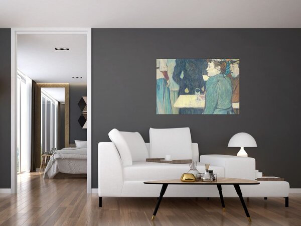Obraz - Henri de Toulouse-Lautrec, A Corner of the Moulin de la Galette, reprodukcia (90x60 cm)