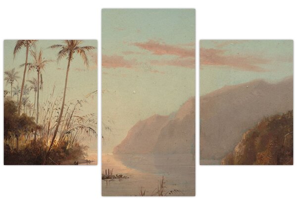 Obraz - Camille Pissarro, A creek in st. Thomas (Virgin Islands), reprodukcia (90x60 cm)