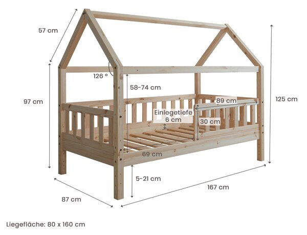 DOMČEKOVÁ POSTEĽ 80/160 cm, Livetastic - Detské izby, Online Only