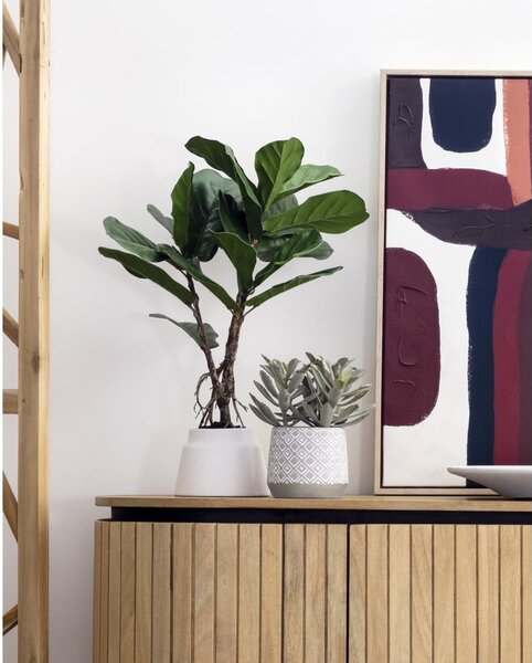 Umelý fikus (výška 60 cm) Lyrata – Kave Home