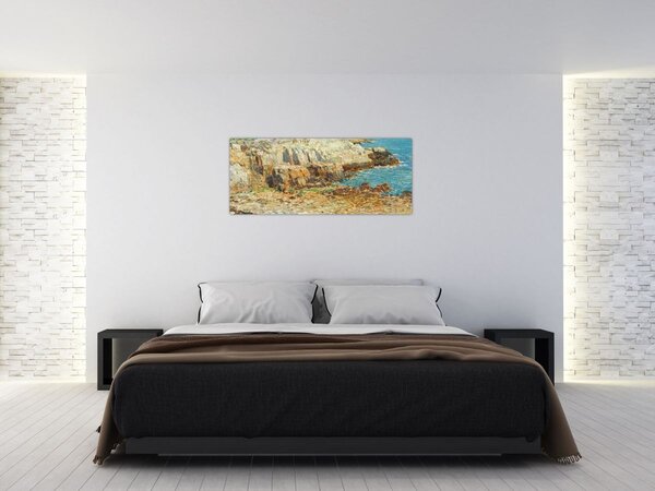 Obraz - Childe Hassam, A North East Headland, reprodukcia (120x50 cm)
