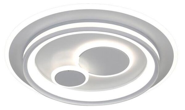 ITALUX CLN-52185B-WH - LED stmievateľné stropné svietidlo PARCO LED/55W/230V pr. 50 cm biela + diaľkové ovládanie
