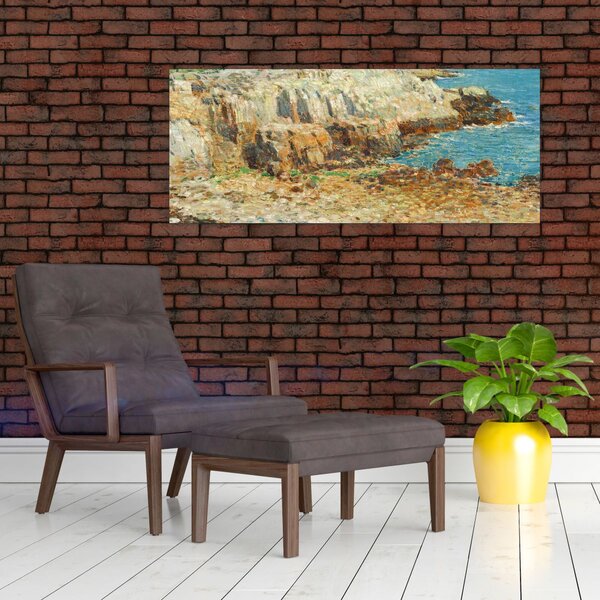 Obraz - Childe Hassam, A North East Headland, reprodukcia (120x50 cm)