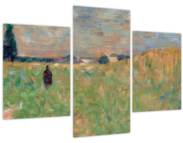Obraz - Georges Seurat, A Summer Landscape, reprodukcia (90x60 cm)