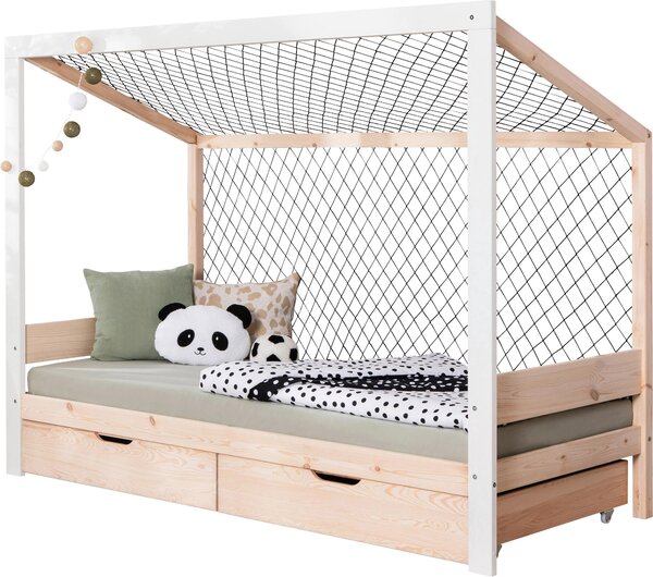 POSTEĽ S ÚLOŽNÝM PRIESTOROM 90/200 cm, MID.YOU - Detské izby, Online Only