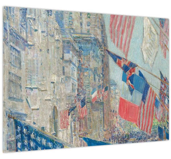 Obraz - Childe Hassam, Allies day, reprodukcia (70x50 cm)