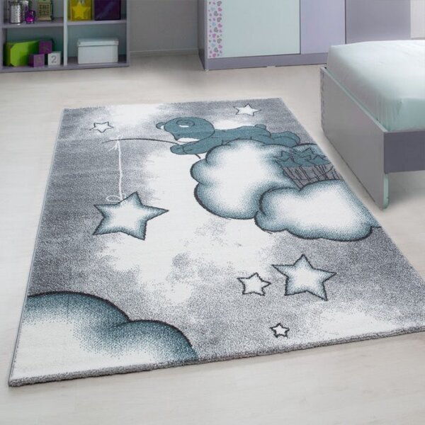 Ayyildiz, Kusový koberec Kids 580 blue, 80x150, modrá, detská izba