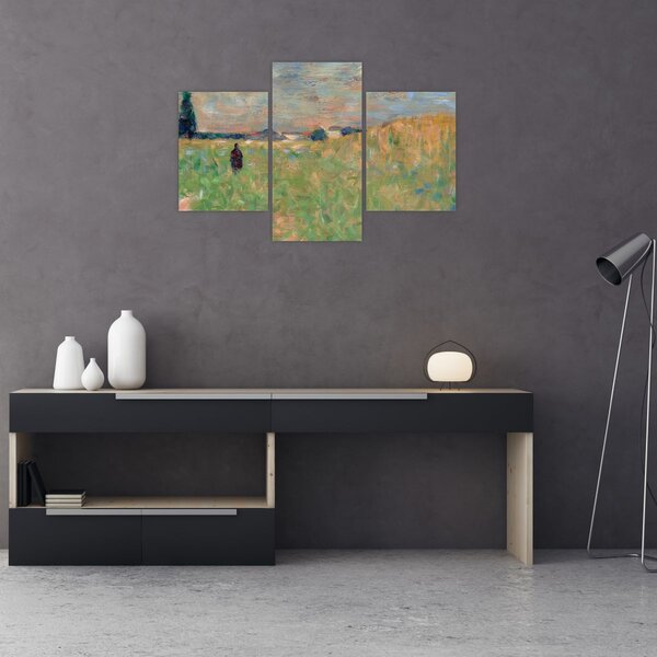 Obraz - Georges Seurat, A Summer Landscape, reprodukcia (90x60 cm)