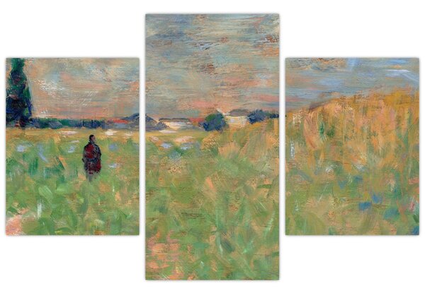 Obraz - Georges Seurat, A Summer Landscape, reprodukcia (90x60 cm)