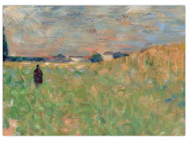 Obraz - Georges Seurat, A Summer Landscape, reprodukcia (70x50 cm)