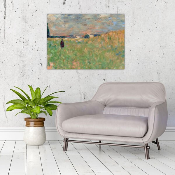 Obraz - Georges Seurat, A Summer Landscape, reprodukcia (70x50 cm)