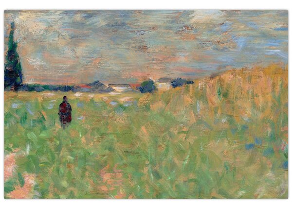 Obraz - Georges Seurat, A Summer Landscape, reprodukcia (90x60 cm)