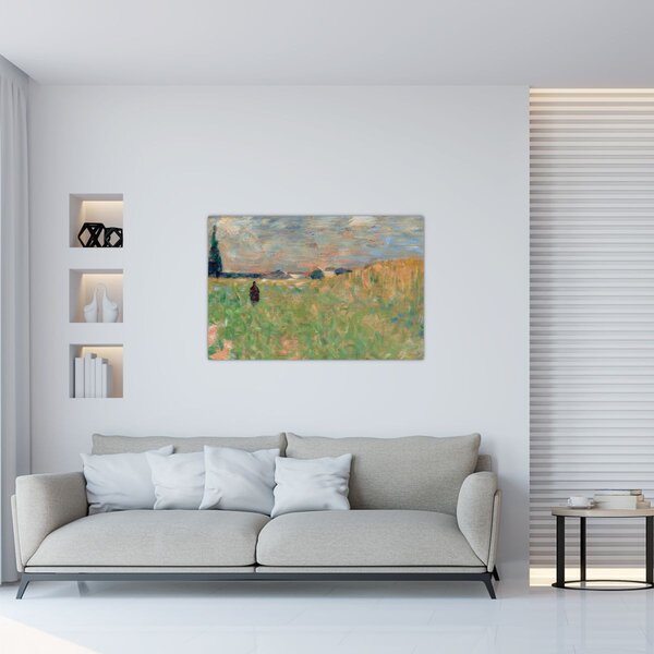 Obraz - Georges Seurat, A Summer Landscape, reprodukcia (90x60 cm)