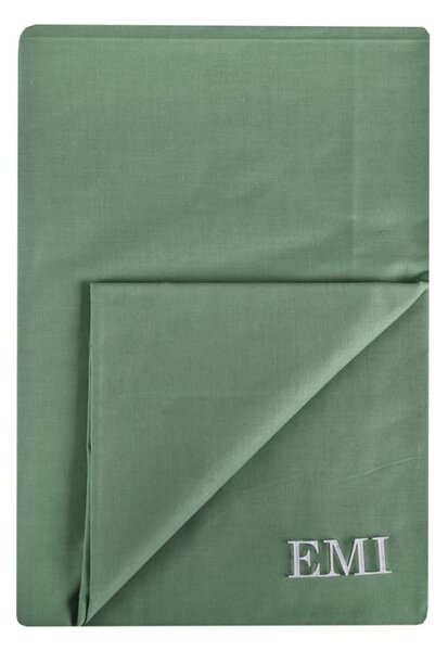 Plachta posteľná tmavozelená pevná EMI, Pevná plachta 140x220