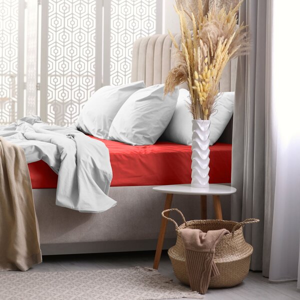 FROTÉ PRESTIERADLO 029 90X200 CM ČERVENÉ