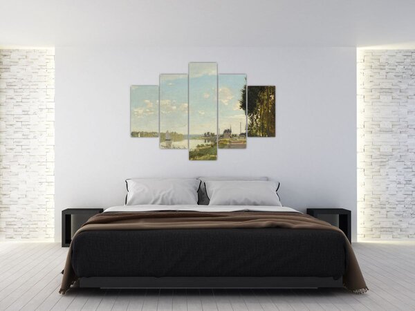 Obraz - Claude Monet, Argenteuil, reprodukcia (150x105 cm)
