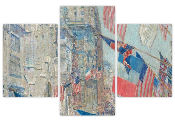 Obraz - Childe Hassam, Allies day, reprodukcia (90x60 cm)