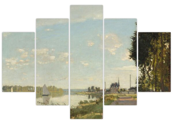 Obraz - Claude Monet, Argenteuil, reprodukcia (150x105 cm)