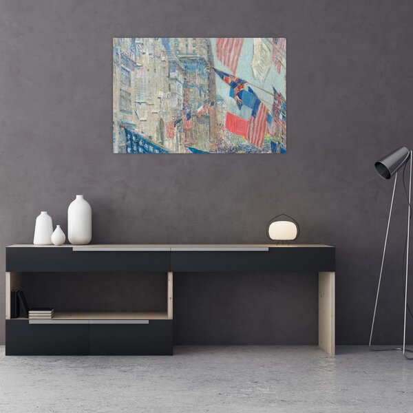 Obraz - Childe Hassam, Allies day, reprodukcia (90x60 cm)