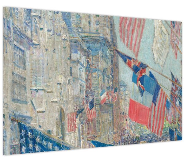 Obraz - Childe Hassam, Allies day, reprodukcia (90x60 cm)