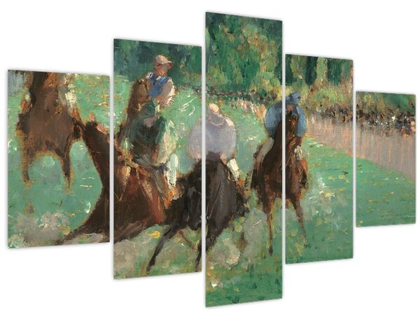 Obraz - Edouard Manet, At the Races, reprodukcia (150x105 cm)