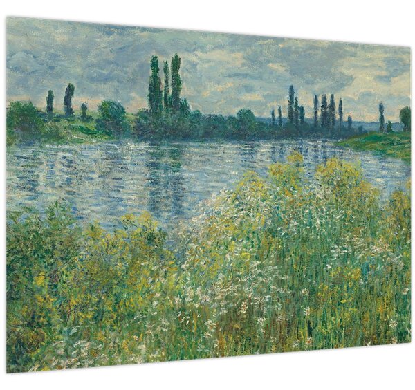 Obraz - Claude Monet, Banks of the Seine, reprodukcia (70x50 cm)