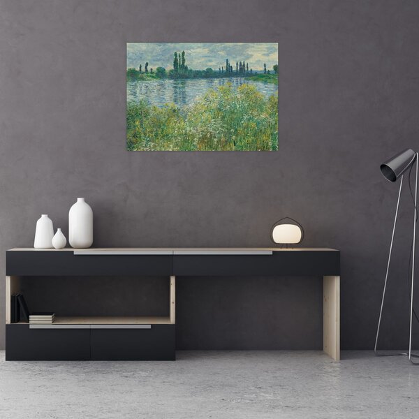 Obraz - Claude Monet, Banks of the Seine, reprodukcia (70x50 cm)