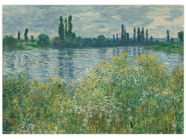 Obraz - Claude Monet, Banks of the Seine, reprodukcia (70x50 cm)