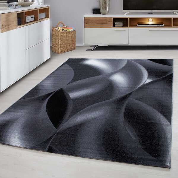 Ayyildiz , DOPREDAJ: 160x230 cm Kusový koberec Plus 8008 black, 160x230, šedá, chodba / predsieň