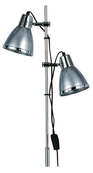 Ideal Lux - Stojacia lampa 2xE27/60W/230V strieborná + záruka 3 roky zadarmo