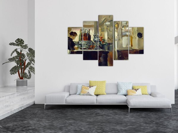Obraz - Style of Edouard Manet, Bon Bock Cafe, reprodukcia (150x105 cm)