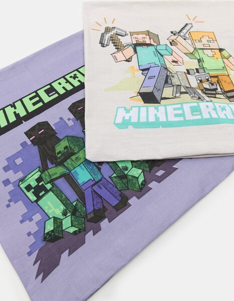 Sinsay - Obliečky na vankúš Minecraft 2 balenie - viacfarebná