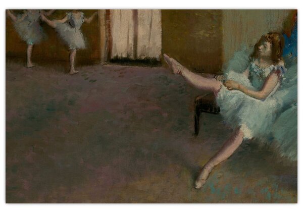 Obraz - Edgar Degas, Before the Ballet, reprodukcia (90x60 cm)