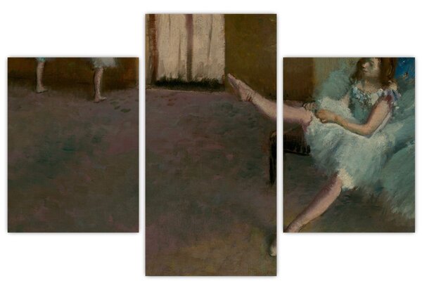 Obraz - Edgar Degas, Before the Ballet, reprodukcia (90x60 cm)