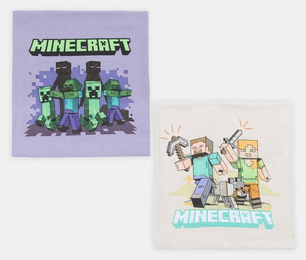 Sinsay - Obliečky na vankúš Minecraft 2 balenie - viacfarebná