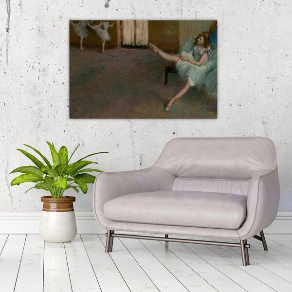 Obraz - Edgar Degas, Before the Ballet, reprodukcia (90x60 cm)