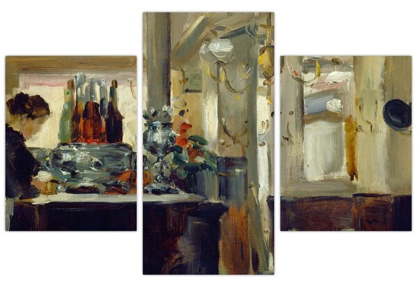 Obraz - Style of Edouard Manet, Bon Bock Cafe, reprodukcia (90x60 cm)