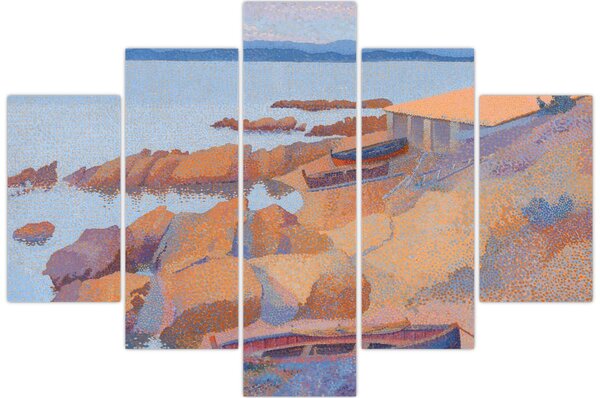 Obraz - Henri Edmond Cross, Calanque des Antibois, reprodukcia (150x105 cm)