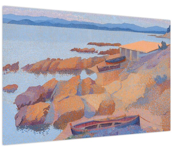 Obraz - Henri Edmond Cross, Calanque des Antibois, reprodukcia (90x60 cm)
