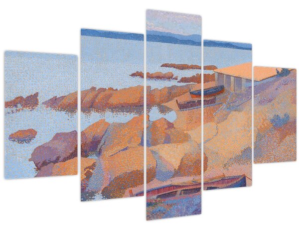 Obraz - Henri Edmond Cross, Calanque des Antibois, reprodukcia (150x105 cm)